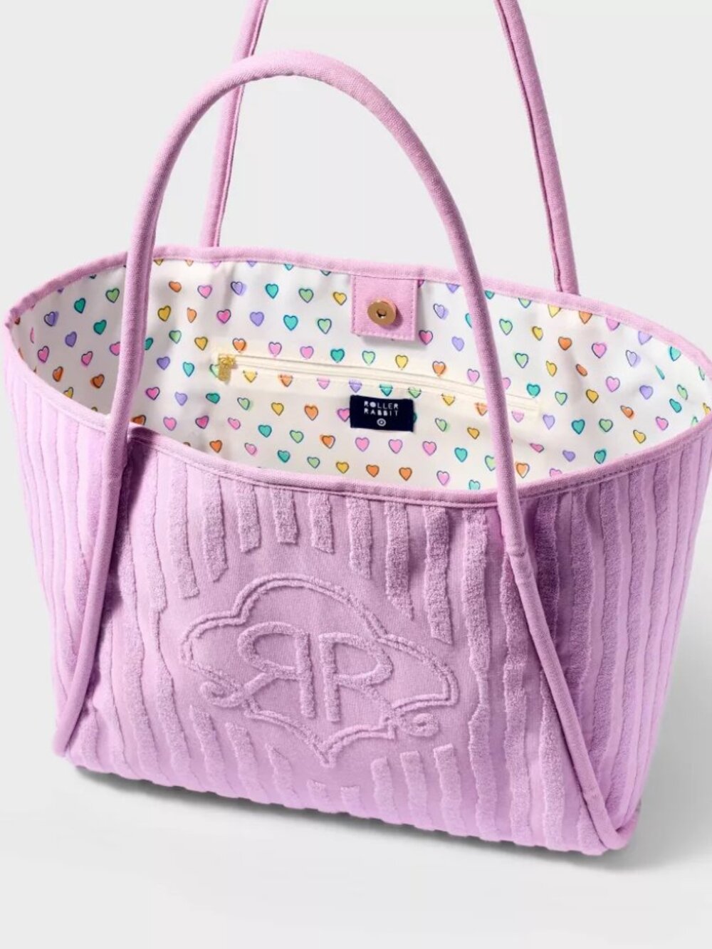 Roller Rabbit x Target Limited Edition Lavender Beach Tote Bag